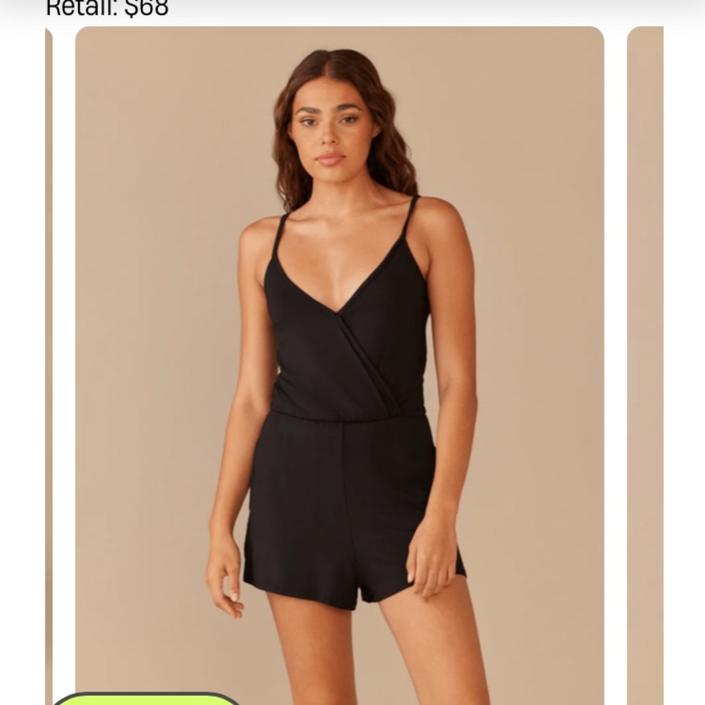Black Romper- Shorts